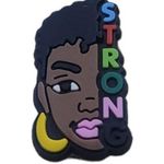 NEW Black Girl Magic Strong Croc Charm Photo 0