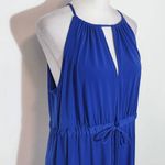 Suite 7 Blue Sleeveless Maxi Dress Size 10 Blue and White Maxi Dress Photo 4