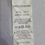 Pretty Little Thing Green Sparkle Plunge V Neck One Piece Bodysuit Top Plus 18 Photo 8