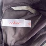 Black Faux Leather Crop Top Size M Photo 5