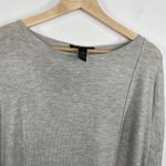 INC  International Concepts Grey Boat Neck Long Sleeve Sweater Women's Size Small Photo 2