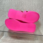 Berness‎ Brianna Fisherman Flatform Sandals Hot Pink Size 7 Y2K Chunky Platform Photo 2