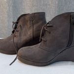 Merona Boots Women  Round Toe Hidden Wedge Sneaker Ankle Shoes Boots Size 8.5 Photo 1