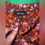 NWT Saint + Sofia Olivia Autumn Floral Long Sleeve Minj Dress size 10 Orange Photo 6