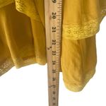 Listicle NWT Size Medium Boutique Yellow Flowy Top Photo 7