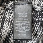 EXPRESS  Sweater Womens Dress Sz M Preppy Marled Fall Cozy Cowl Neck Hombre Gray Photo 9