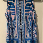 Lilly Pulitzer Iona Top Pink Tropics Heat Wave Photo 0