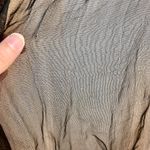 Indian Black & Gold Tassel Scarf Unisex Women's One Size Photo 10