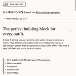 J.Crew  Vintage rib wide-strap tank top Photo 2