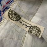 Free People  light blue multicolor a-line mini skirt size 6 Photo 4