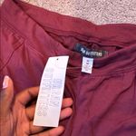 Urban Outfitters  Butterfly Print Flared Wine Red Pants SIZE M Photo 2