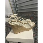 & Other Stories & OTHER STORIES ASOS Leather Espadrille Sandals White Womens Size US 6 Photo 6