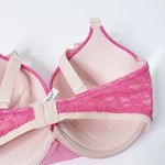 Curve Muse Lace Lined Bra Pink Size undefined Photo 3
