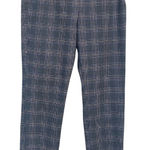 ZARA High Rise Plaid Skinny Stretch Women’s Gray Pants Size 28 Photo 0