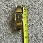 Orient Quartz women’s vintage‎ Gold/Black diamond crystal watch one size Gold Photo 3