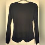 Rafaella Raffinalla Black Ruched Front Long Sleeve Top - Size 10 Photo 7