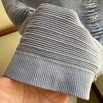 Aura  Gray Ruched Sheath Midi Dress Photo 5