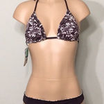 Hobie reversible Island motif bikini. M-bottom/XL-top. NWT Photo 0
