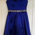 Honey and Rosie Royal Blue Homecoming Dress Photo 0