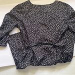 Ann Taylor women’s black dot lace belted tie short dress, size medium Photo 9