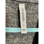 Aeropostale  Women's Grey Knit Zip Up Cardigan Sweater Small Collared Grunge Photo 2
