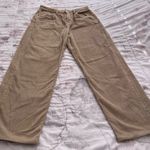 Motel Rocks  Beige Corduroy tan wide leg pants, size S casual high rise cottage Photo 7