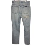 ROLLA’S Original Straight Light Wash High Rise Distressed Cropped Jeans. Size 30 Blue Photo 6