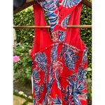 Japna NWT  Red & Blue V Neck Racerback Maxi Sundress Sz XS Photo 3