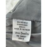 Vera Bradley  Quilted Crossbody Bag Mint Paisley Blue Gray Orange Floral Zip Photo 5