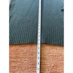 Tahari  Green Turtleneck Sweater Side Button Longline Pullover Size S Photo 4