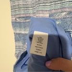 Talbots  stripe tweed sleeveless shift dress blue pink size‎ 2 Photo 5