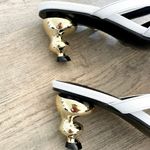 Revolve YUUL YIE white structured strappy heels size 6 Photo 2