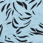 Proenza Schouler Crepe De Chine Blue & Black Patterned Collared Blouse Size 4 Photo 6