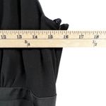 Evan Picone Dress 10 Black Sleeveless Halter Tiered Ruffle Cocktail Classic HOCO Photo 5