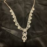 Gorgeous necklace with diamanté design. Suit petite & teen for special occasion Photo 1