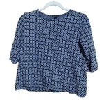 J.Jill Wearever Collection Size Medium Petite Multicolor Print Stretch Top Photo 0