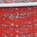 Lucky Brand  Red Blue Patriotic Short Sleeve Shirt Size Large EUC #2623 Photo 4