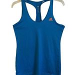 Adidas  Sleeveless Blue Athletic Activewear Athleisure Workout Tank Top sleeve Photo 0