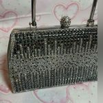 Nordstrom NWT Prezzo Sparkle Jeweled Silver Evening Bag Clutch Crossbody Purse Photo 1