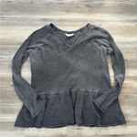 Time And Tru  - Free People vibes, waffle,size large Photo 0