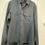 VTG 1946 Charcoal Gray Long Sleeve Vent Shirt Jacket Size Large NWT Photo 8
