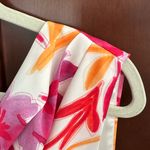 Milly  Elin Floral Paper Peony One-Shoulder Midi Cocktail Dress Photo 6