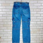 frame denim High Rise Straight Leg Utility Jeans in Acapella Wash Size 27 Photo 8