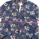 Kut From The Kloth  NWT Sinclaire Floral Print Sheer Button Down Blouse Large Photo 8