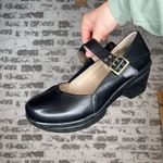 Sanita | women black leather clog Mary Jane’s 42 Size 11 Photo 2