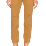 Nili Lotan Cropped French Military Pant Caramel Jogger Size 6 Photo 0