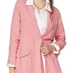DL1961  Pink‎ Linen Blazer Size M Photo 0