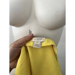 Jcrew Crossed back jacquard tank 14 sleeveless yellow corporate business causal Photo 2