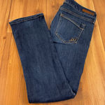 EXPRESS  Barely Boot Low Rise Stretchy Women’s Denim Jeans 2s Dark Wash Photo 0