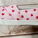 Isaac Mizrahi  Pink Strawberry Slip On Flats Loafers Comfy Fabric Size 7 Photo 5
